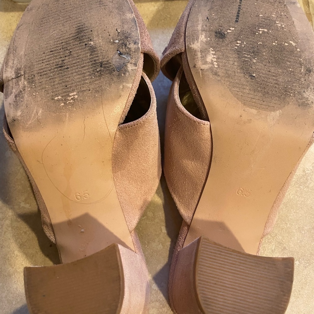 Blush Joyfolie small heels 6.5 lightly Worn - Picture 6 of 7